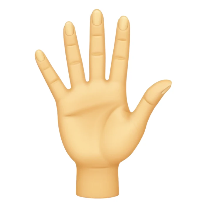 2 in the pink 1 in the stink yellow hand emoji sticker
