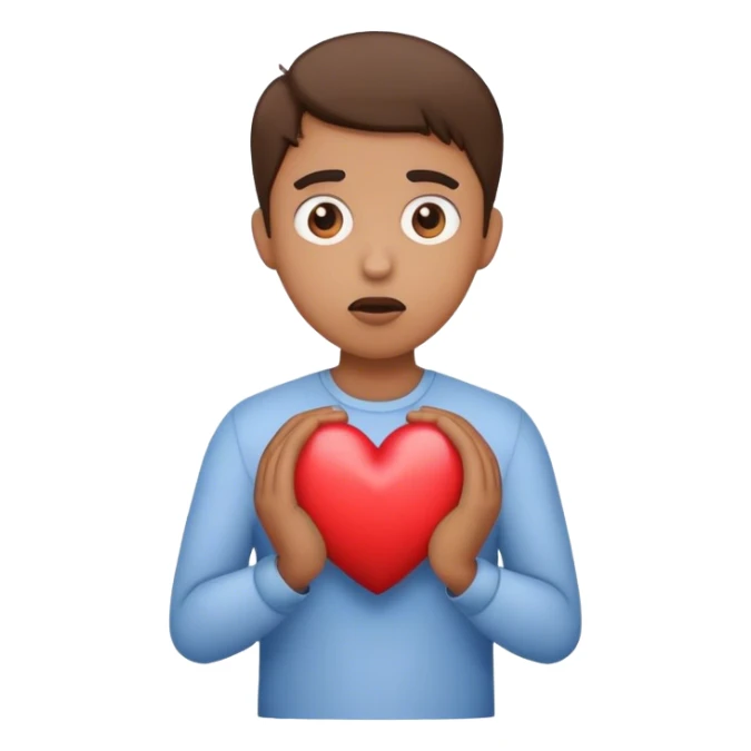 Confused inlove person sticker