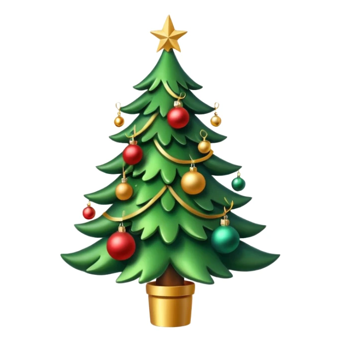 christmas tree sticker