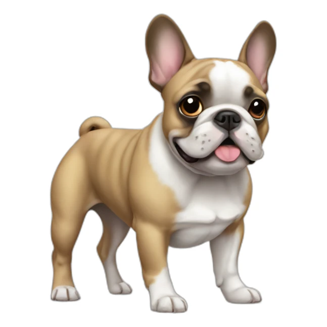 French bulldog zeus sticker
