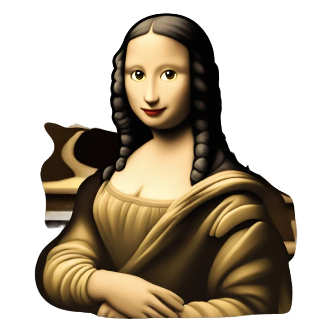 "Mona Lisa" sticker