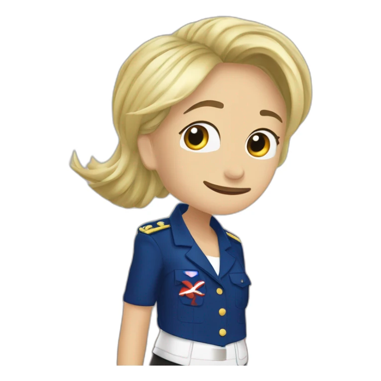 marine le pen bretagne sticker