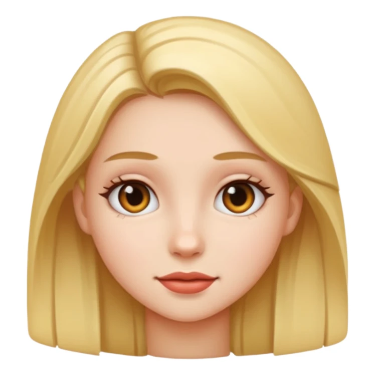 realistic portrait of a girl sticker