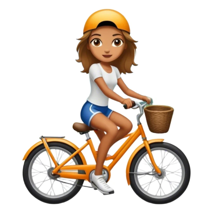 Cool girl on the bike in Bali  sticker