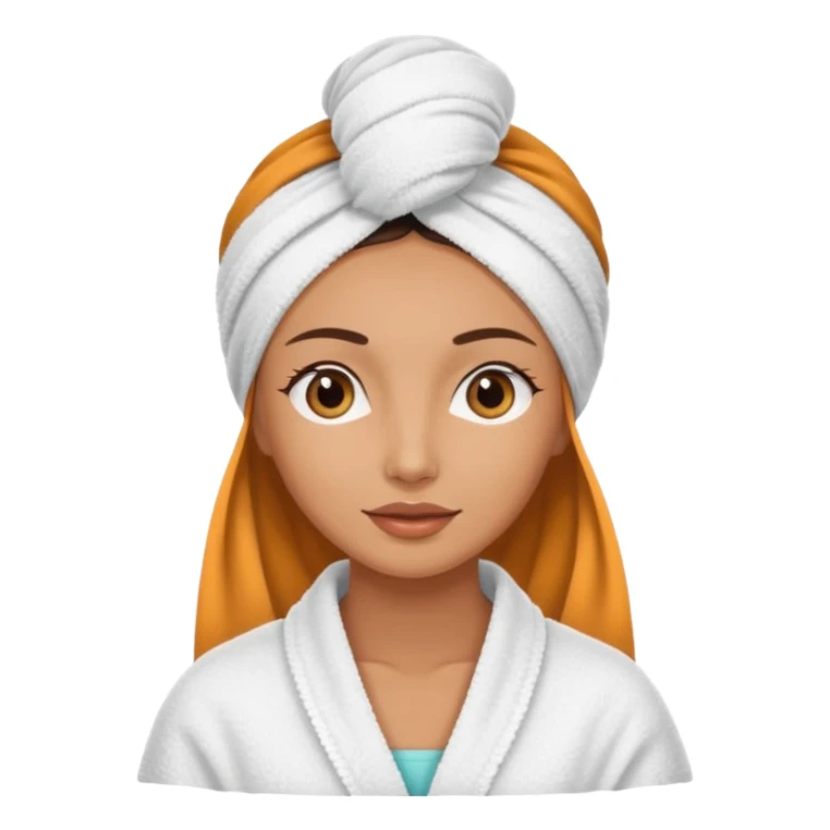 Woman at hair spa sticker