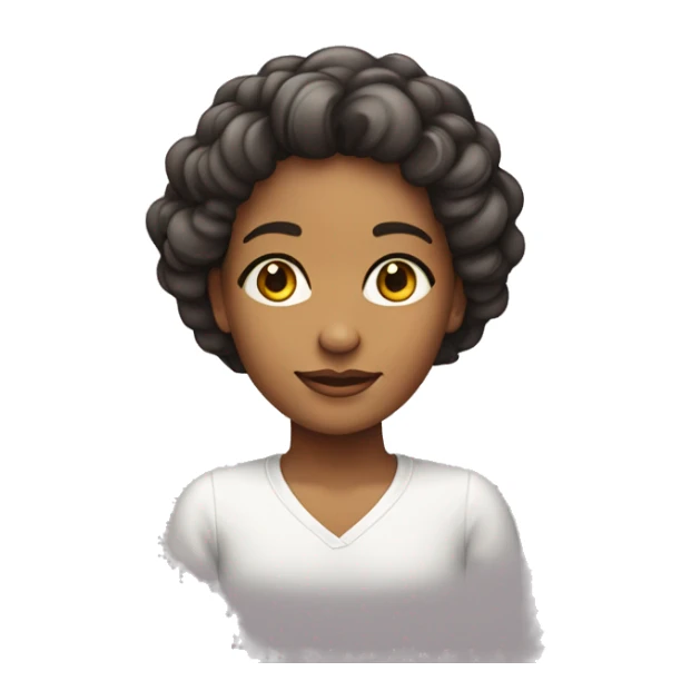 MENINA CABELO CURTO GRISALHO sticker