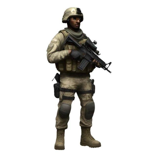 Call of duty 4 modern warfare SAS soldier sticker