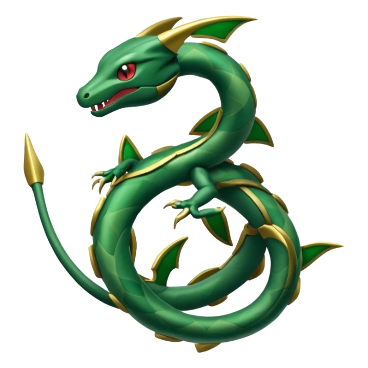 Pokemon  legendary Rayquaza sticker