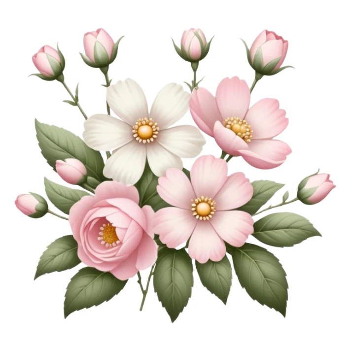 White and pink romantic vintage aesthetic  sticker