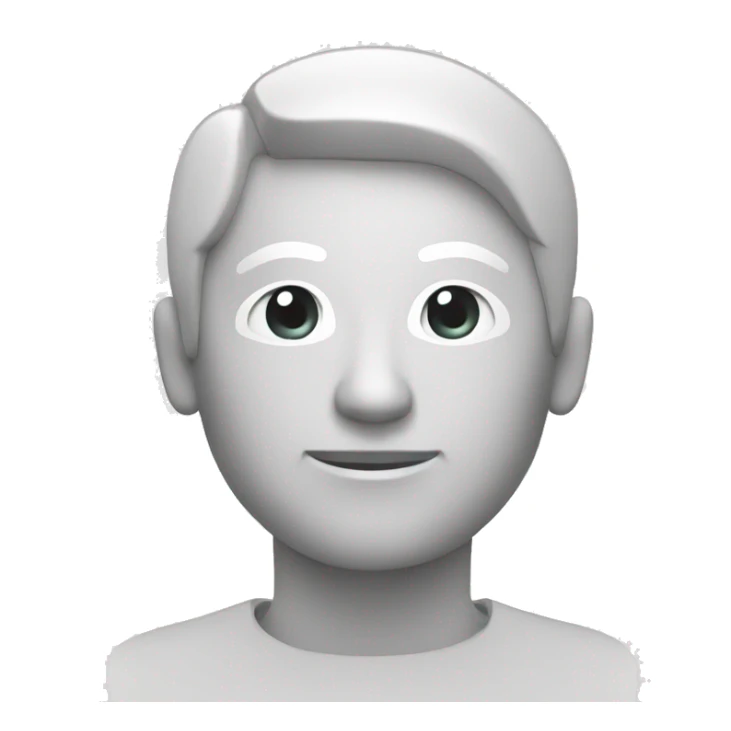 Generate a logo with a white background, the logo is a shape/shadow of a person typing sticker