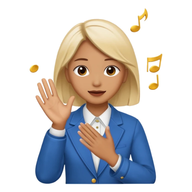 clapping emoji, for sabashi, to clap and donate money to talent on stage sticker