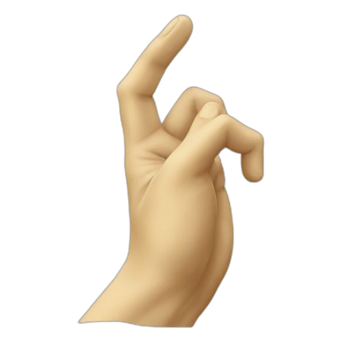 italian statue doing pinched fingers italian gesture sticker