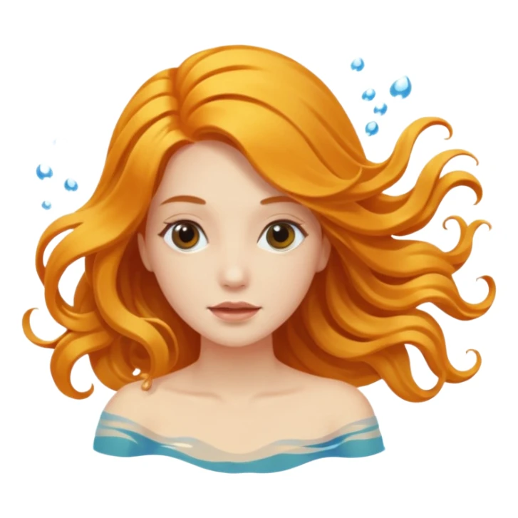 Underwater woman sticker