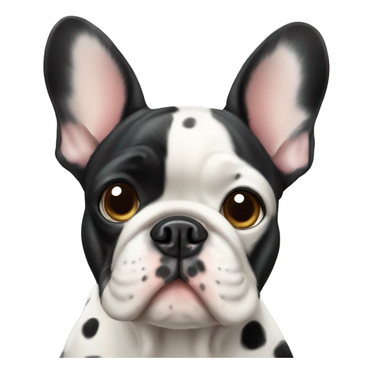 French bulldog with spots sticker