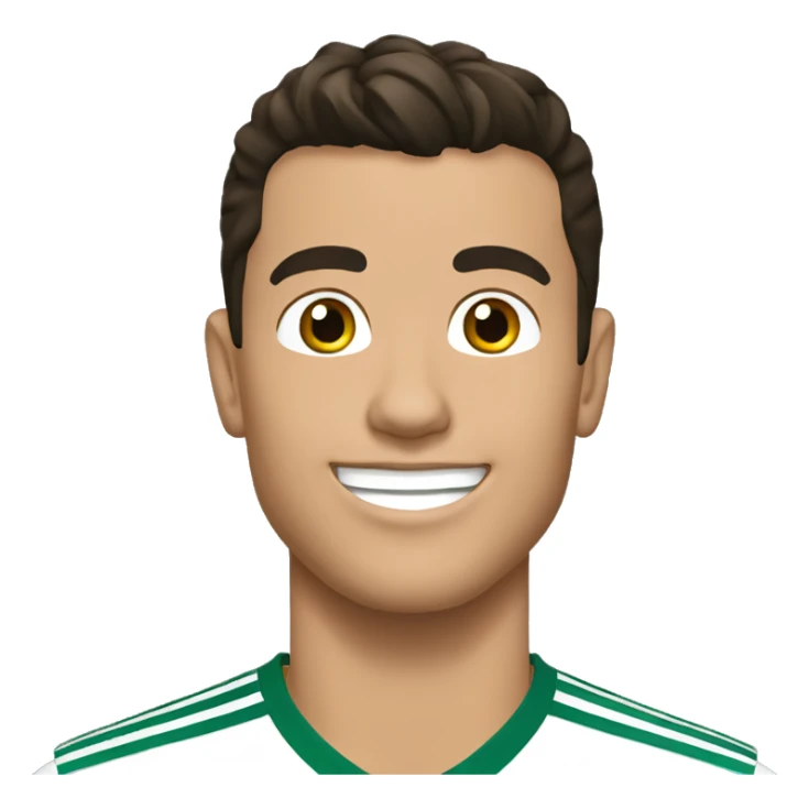Cristiano is going on the road and he will have a great time and he has to do it all in the morning  sticker