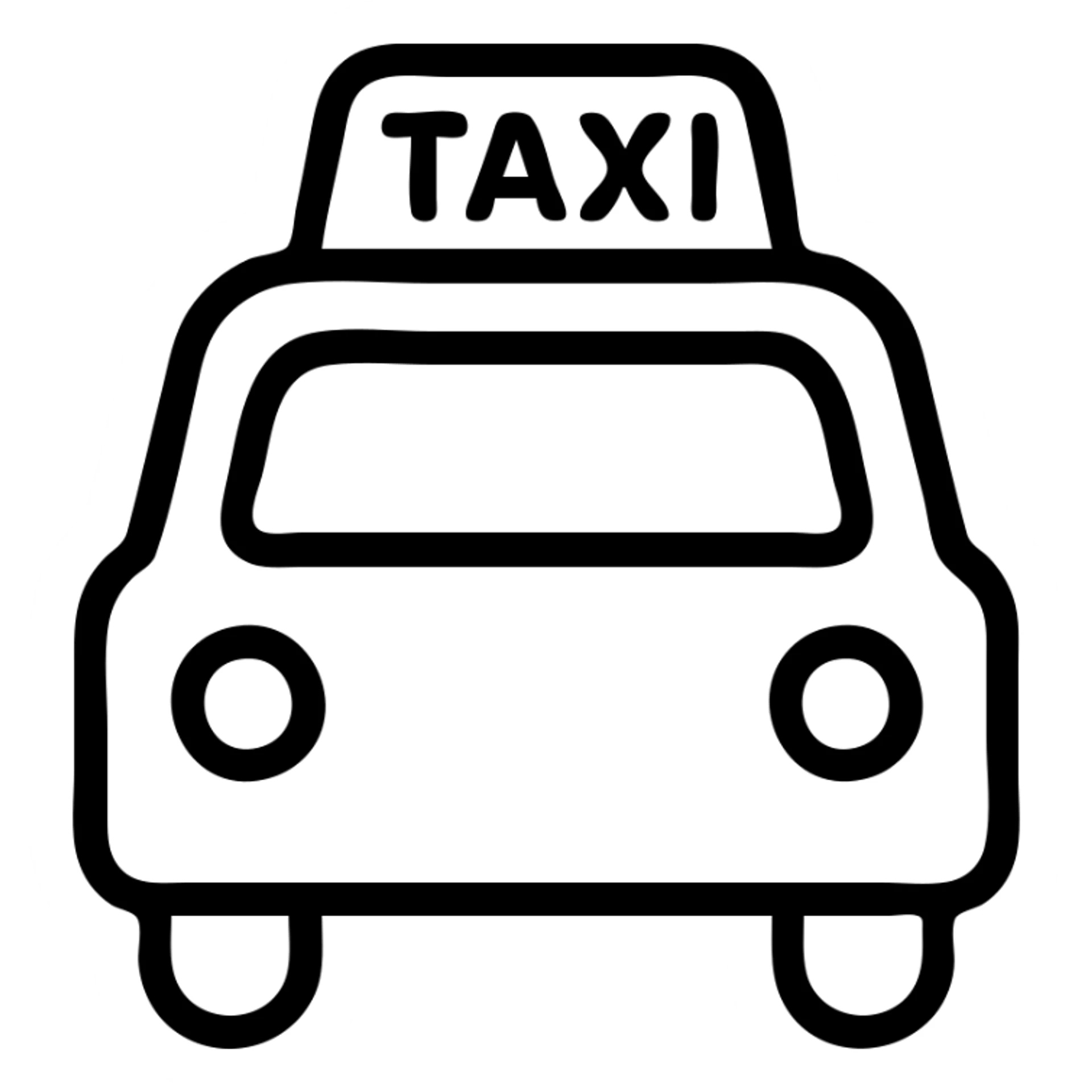 Djinn vodka taxi icon sticker
