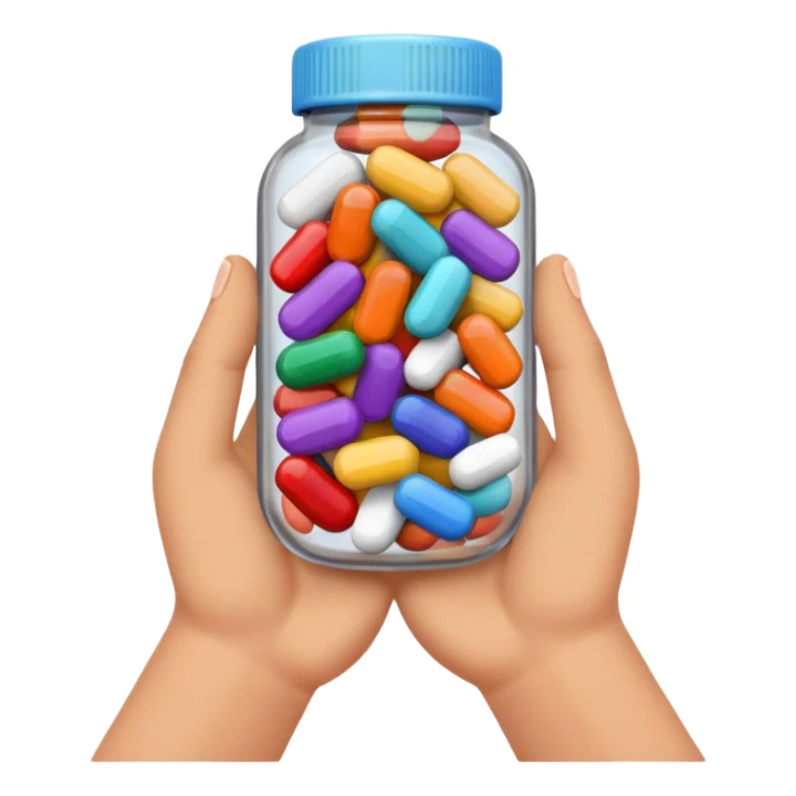 Handful of health sticker