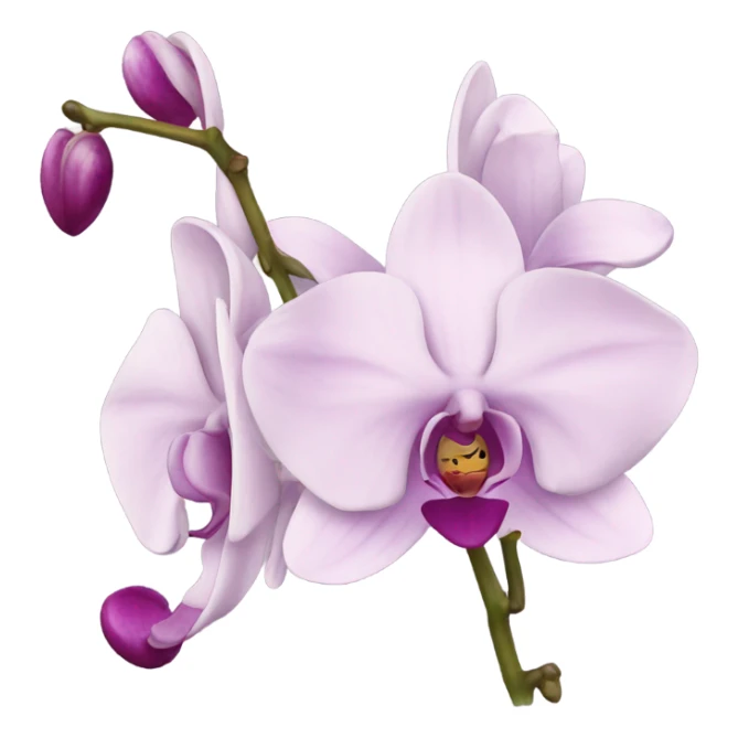 Orchid love sticker