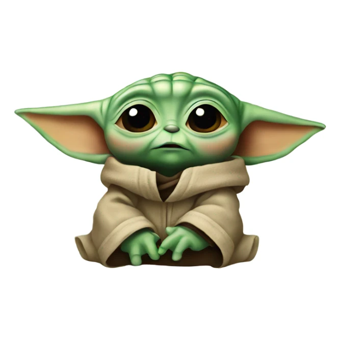 Baby yoda sticker
