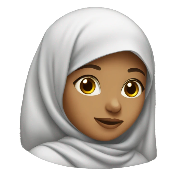 A muslim girl sticker