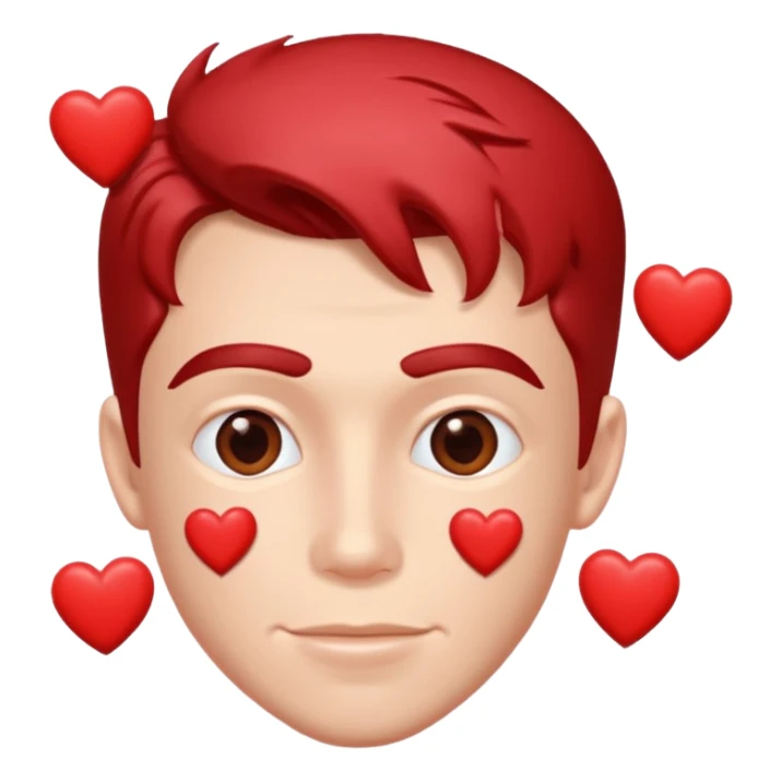 Barry Allen with love hearts sticker