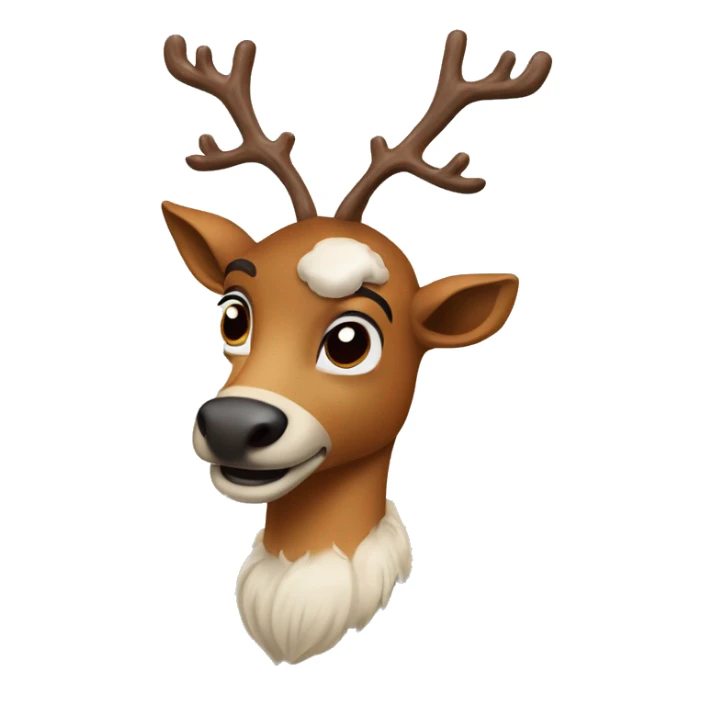 rudolpf the red nosed reindeer sticker