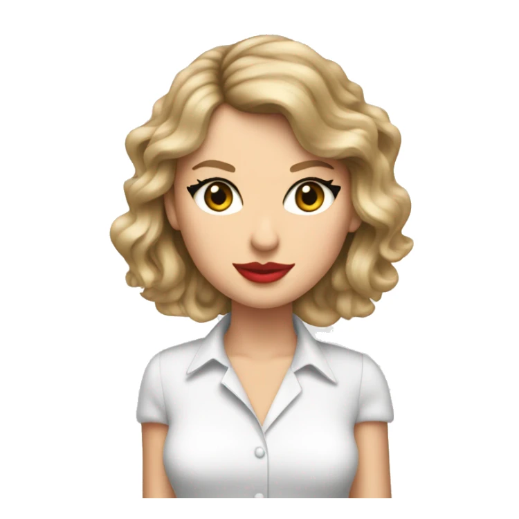 Taylor swift as a big person sticker