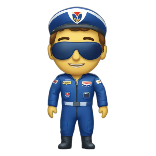 Pilote patrouille de france sticker