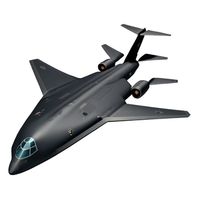 Military Bomber - B-2 Spirit - Northrop Grumman (Model Year: 2021) (Iconic colour: Stealth black) sticker