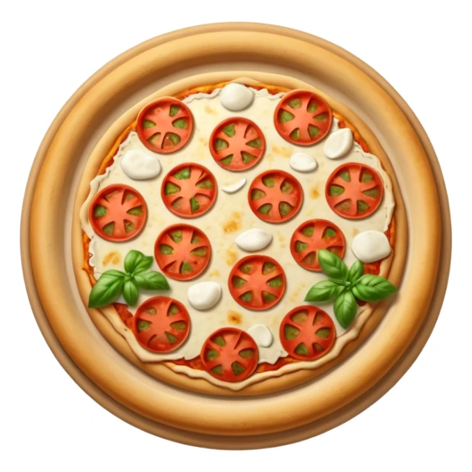 make me a Margherita Maxi Pizza with base, tomato sauce and mozzarella sticker