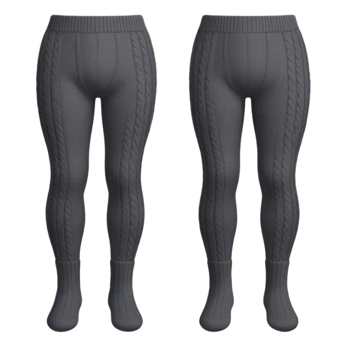 Pair of wool tights for winter sticker