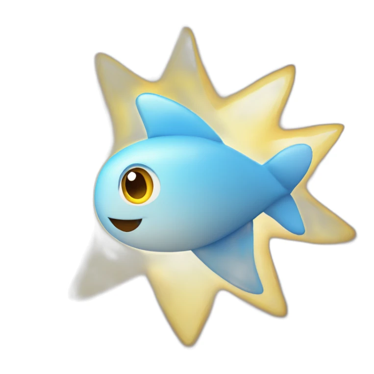 estrella dorada en el cielo brillando sticker