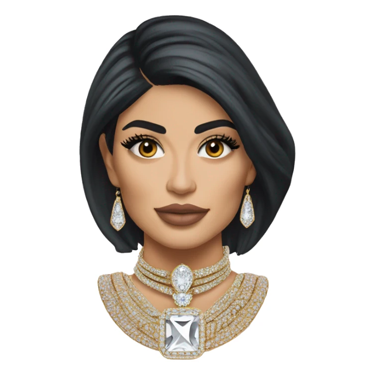 Kylie jenner royal princess jewellery sticker