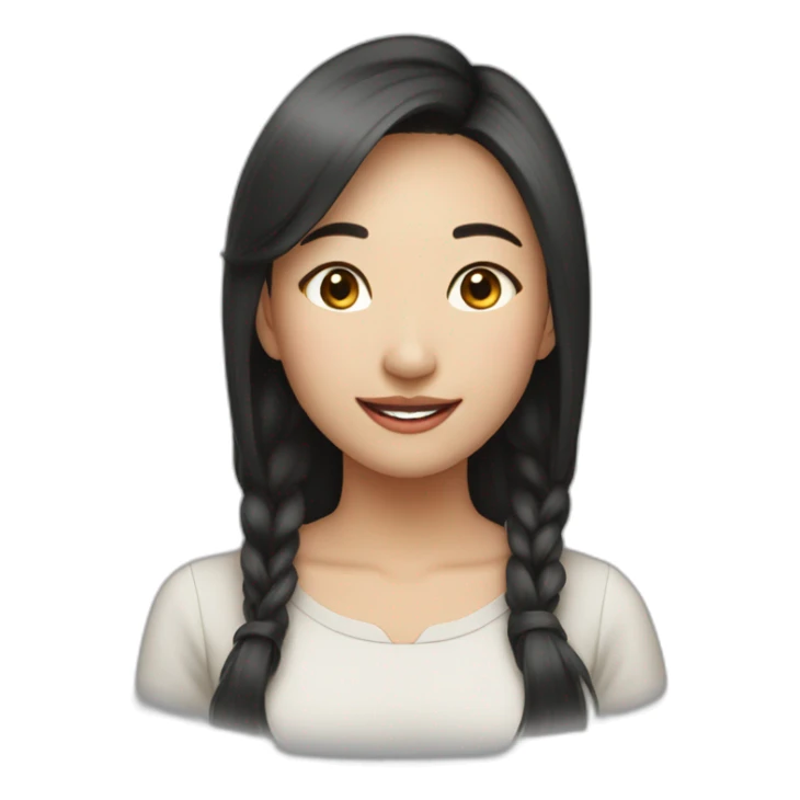 27 years old asian girl celebrating her birthday  sticker