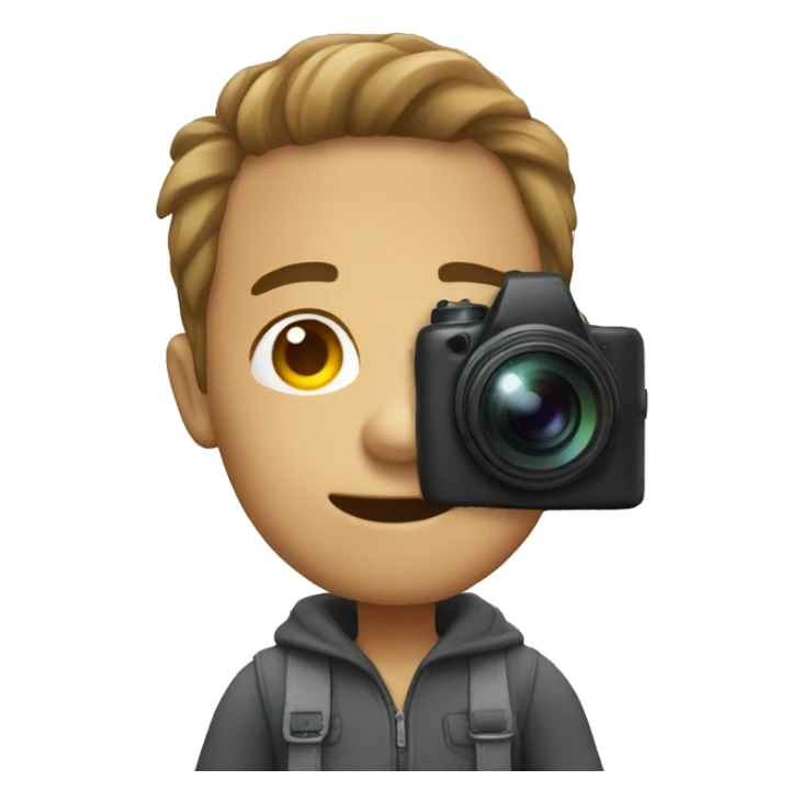 Taking a picture sticker