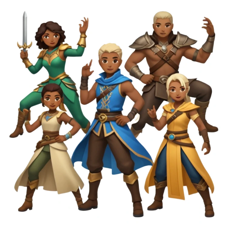 fantasy characters sticker