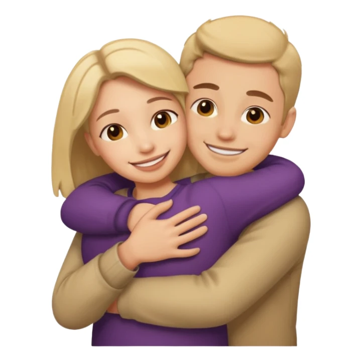 Hug fav person sticker