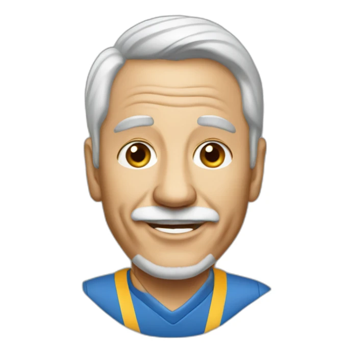 retired sportsman in new job sticker