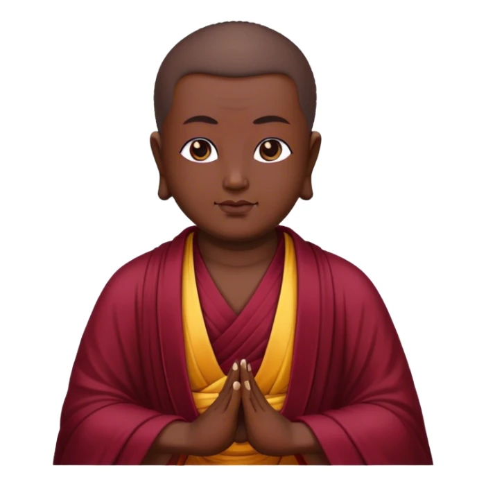 Buddha Burgundy sticker
