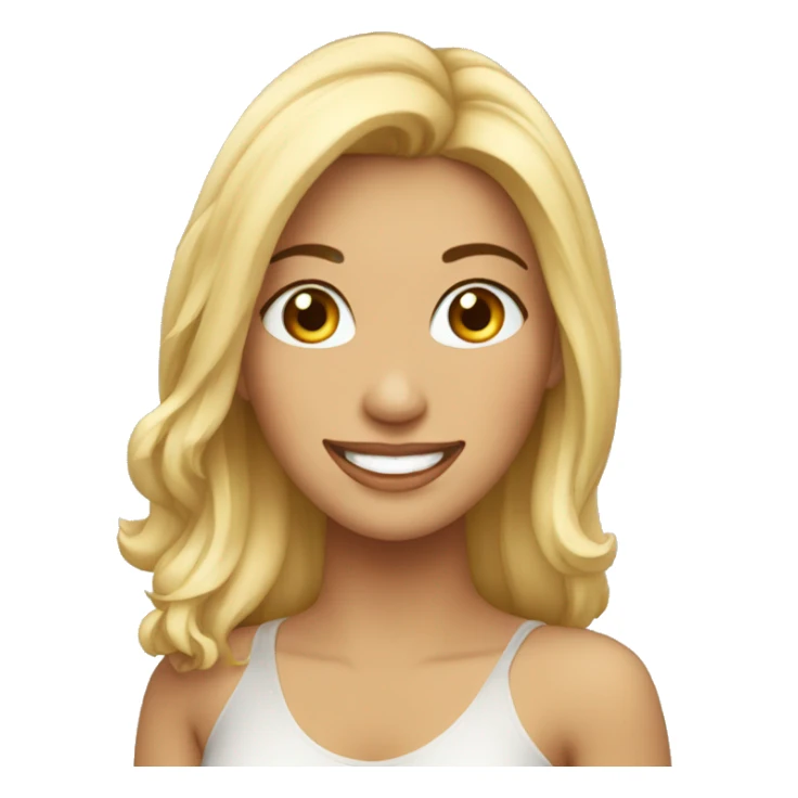 MUJER FELIZ ROSTRO HERMOSO sticker