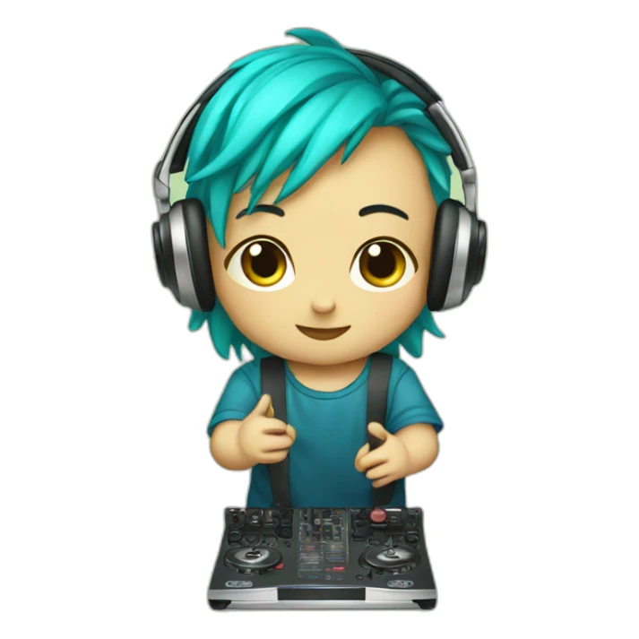 Dj Cute baby abogado fruit sticker