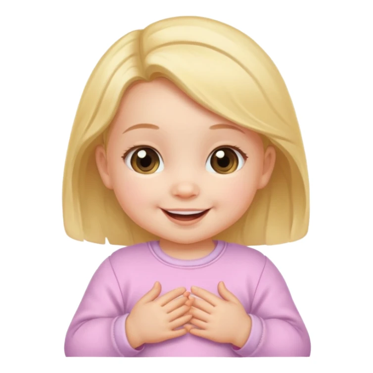 Baby Girl, Different Pose, different outfit, single Baby Girl only. sticker