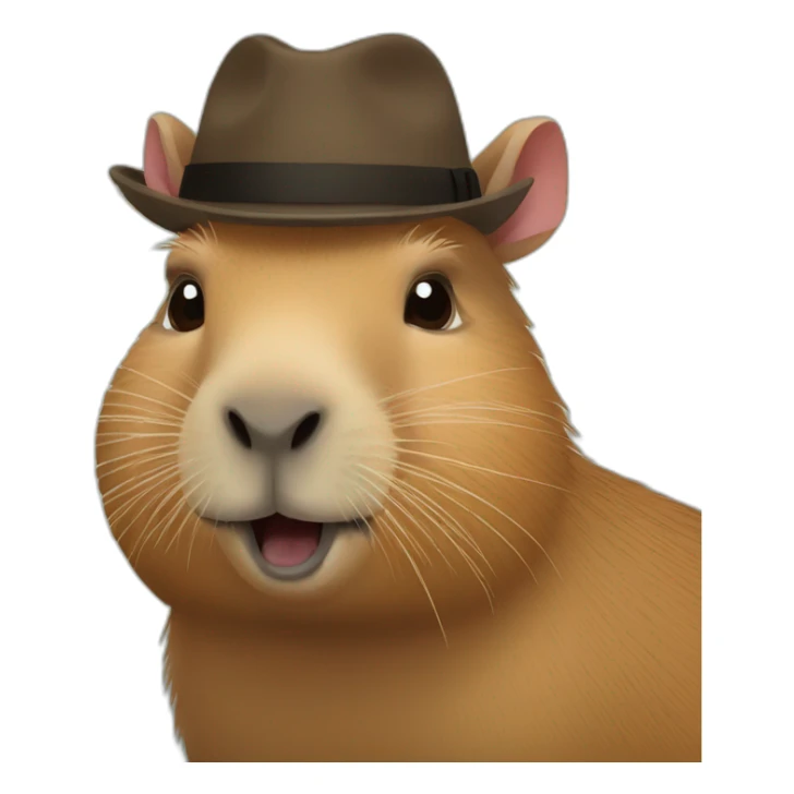 family capybara sticker