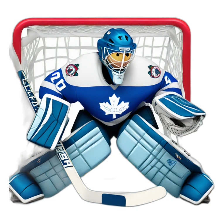 Ice hockey goalie sticker