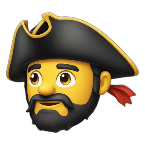 Pirat in marketing Agency sticker