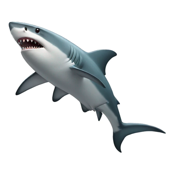 shark with top sticker