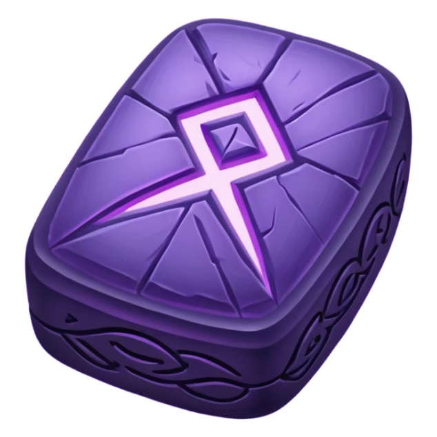 Purple rune stone – Mysterious glow


















 sticker