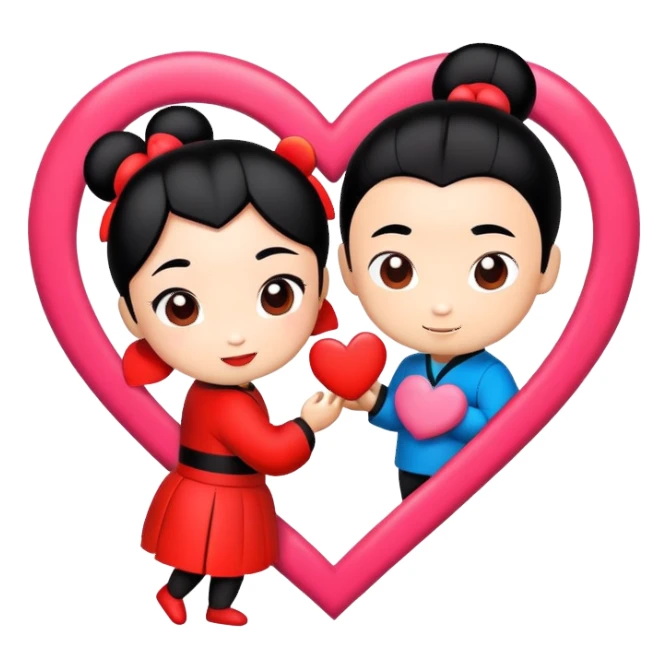 HEARTS COLORS STYLE PUCCA & GARU sticker