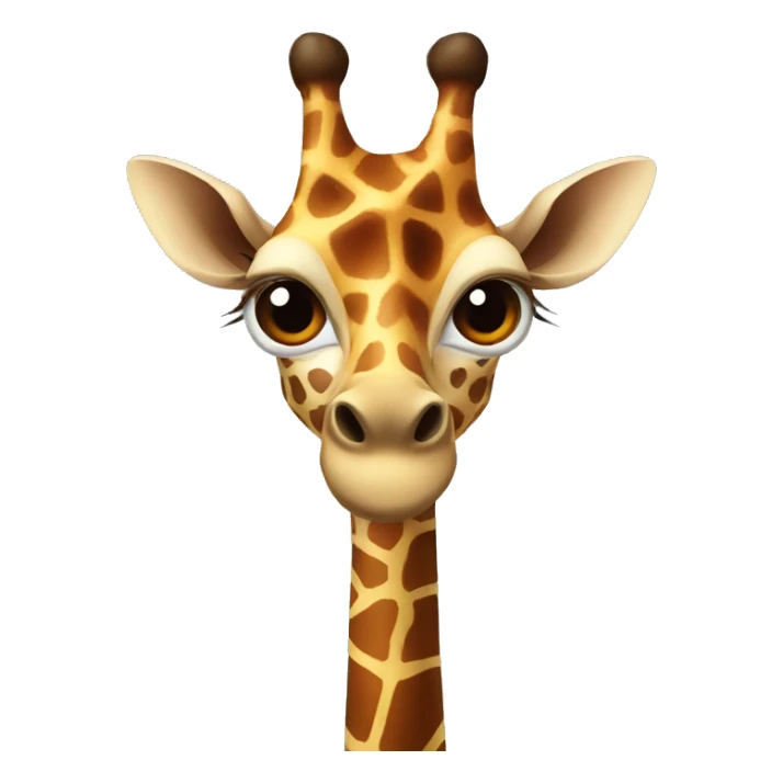 a spider with the head of a giraffe sticker