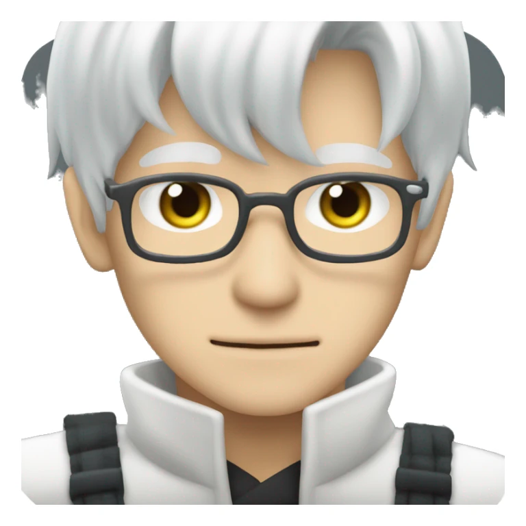 Satoru Gojo white hair from jjk  sticker